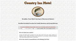 Desktop Screenshot of countryinnmotel.net