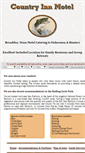 Mobile Screenshot of countryinnmotel.net